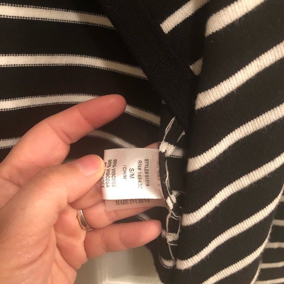 Kiki La Rue Striped Cardigan Size S/M - Picture 4 of 4